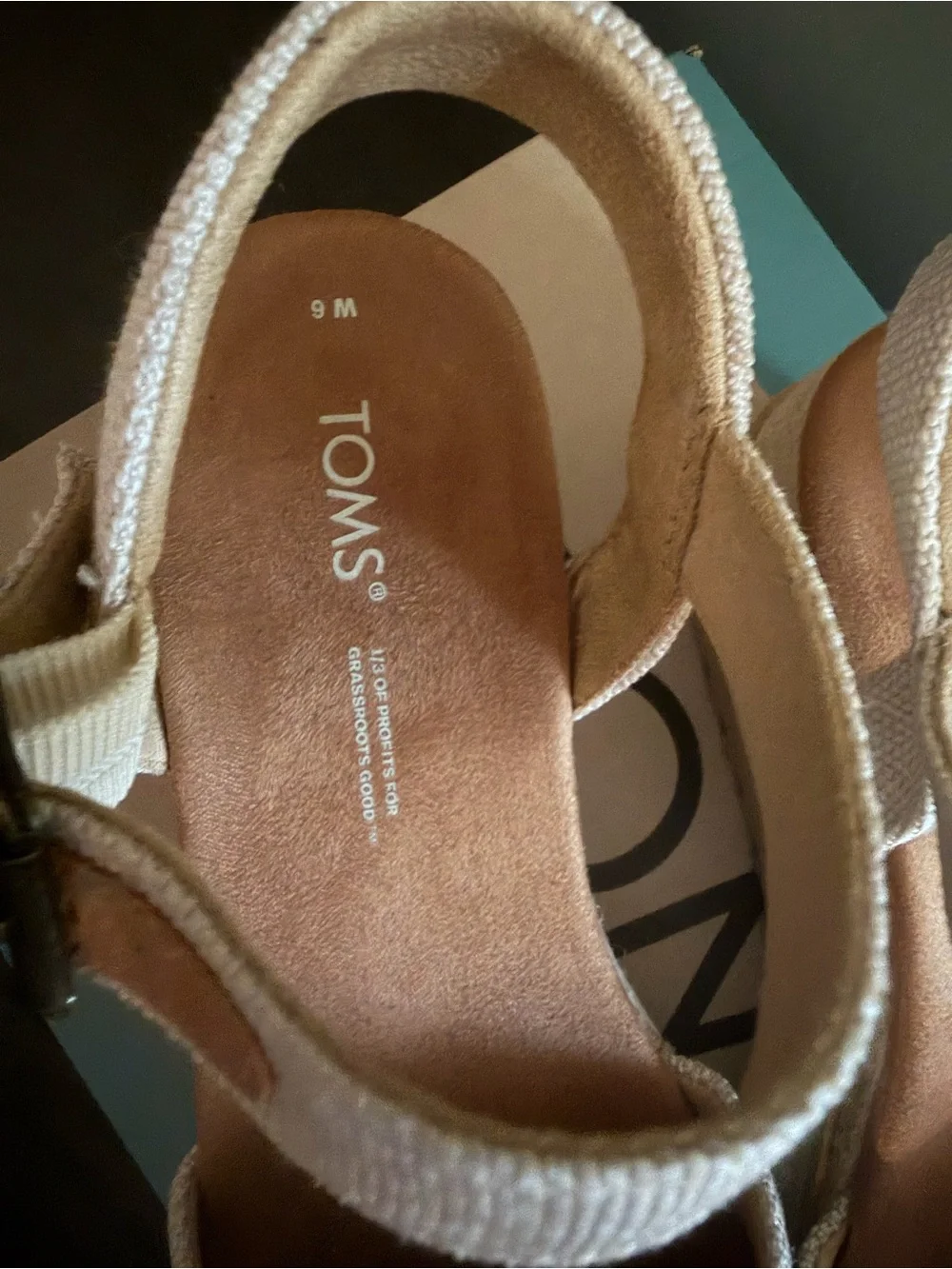 TOMS Diana Wedge Sandal - Natural